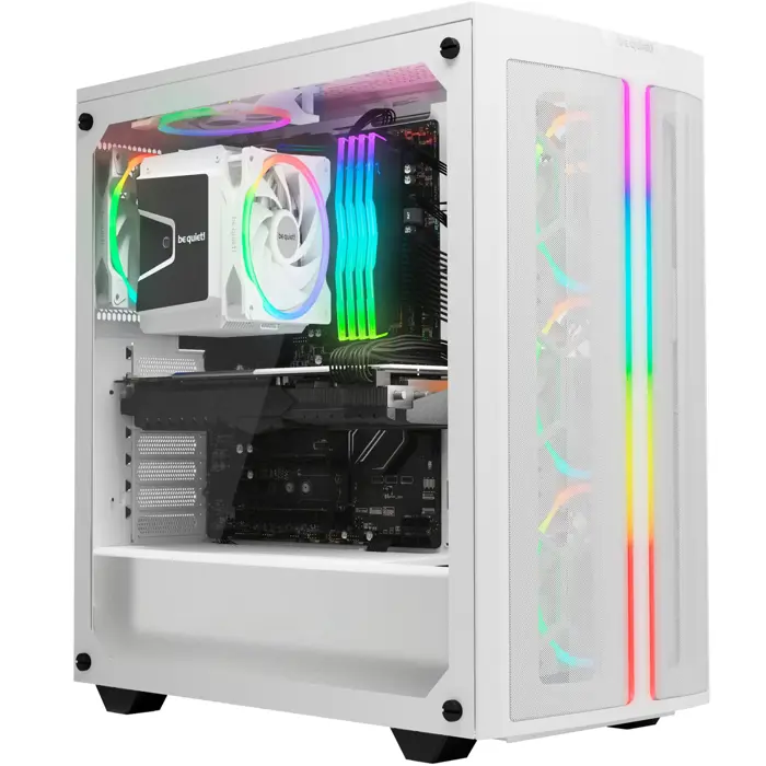 be quiet! Light Wings White 120mm PWM high-speed triple pack, case fan (white, pack of 3, incl. ARGB hub)