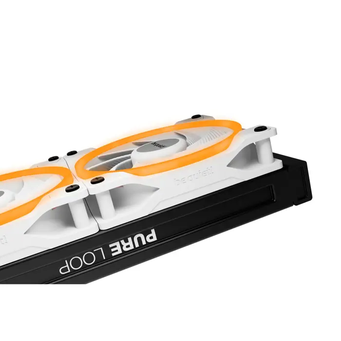 be quiet! Light Wings White 140mm PWM high-speed triple pack, case fan (white, pack of 3, incl. ARGB hub)