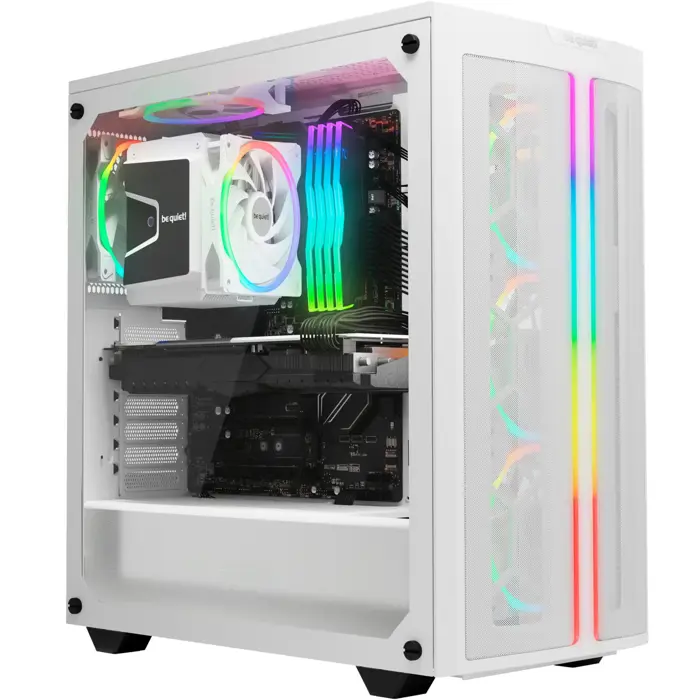 be quiet! Light Wings White 140mm PWM Triple Pack, case fan (white, pack of 3, incl. ARGB hub)