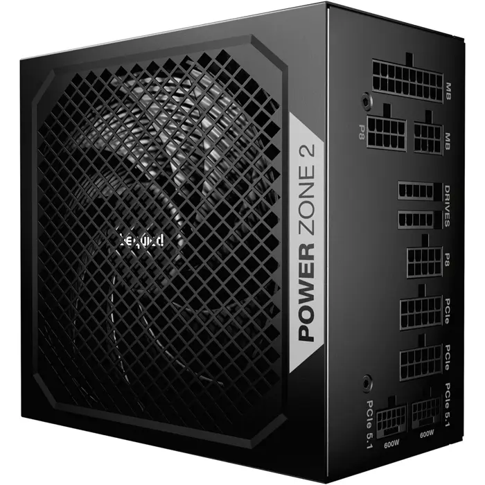 Be quiet POWER ZONE 2 1200W (black, 1x 12 pin high power GPU, 3x PCIe, 1200 watts)