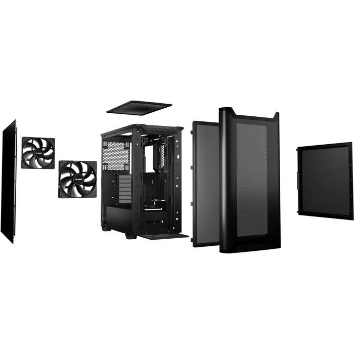 be quiet! PURE BASE 501 Airflow Black (black)