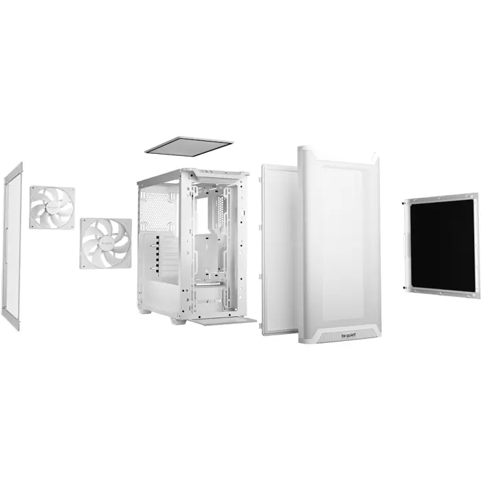 be quiet! PURE BASE 501 Airflow Window White (white)