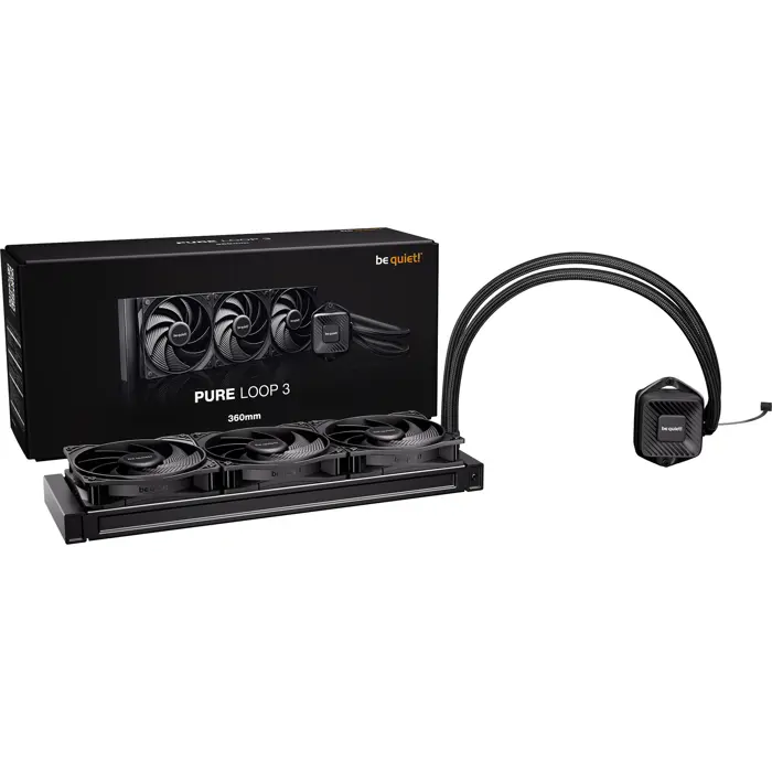be quiet! Pure Loop 3 360mm, water cooling system, black