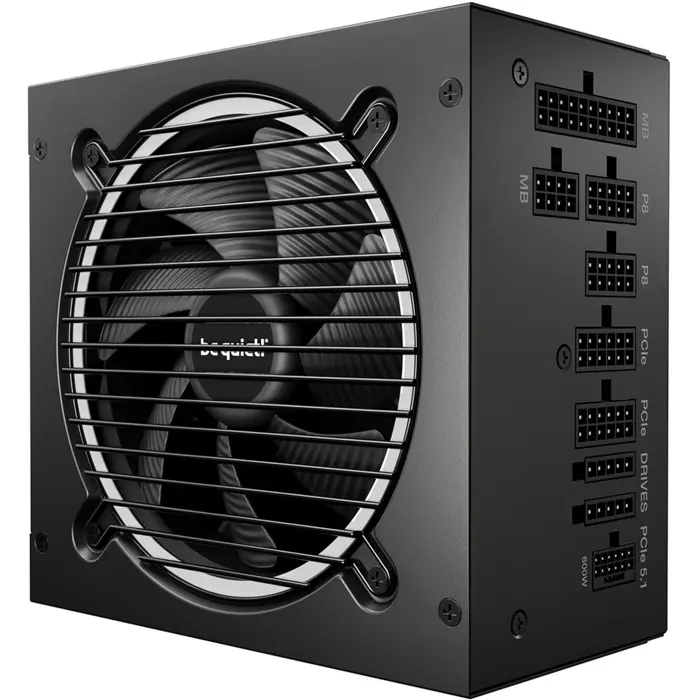 be quiet! Pure Power 13 M 750W, PC power supply black, 1x 12-pin high power GPU, 4x PCIe, cable management, 750 watts