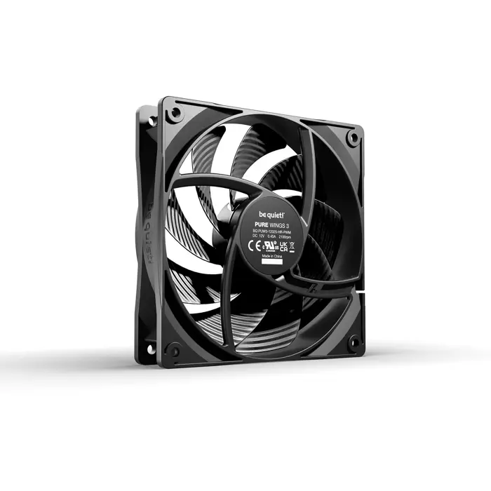 be quiet! Pure Wings 3 120mm PWM high-speed, case fan (black)