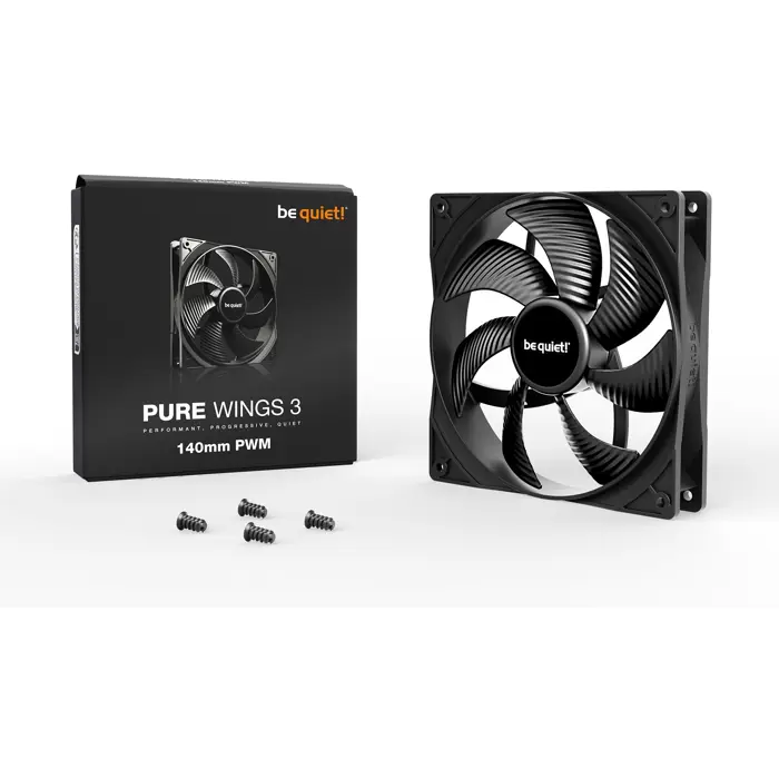be quiet! Pure Wings 3 140mm PWM, case fan (black)