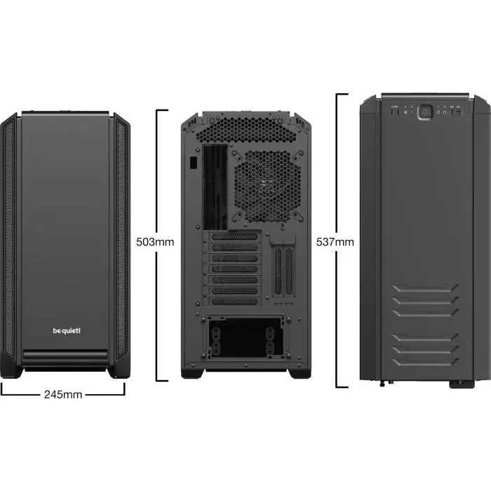 be quiet! SILENT BASE 601 Black