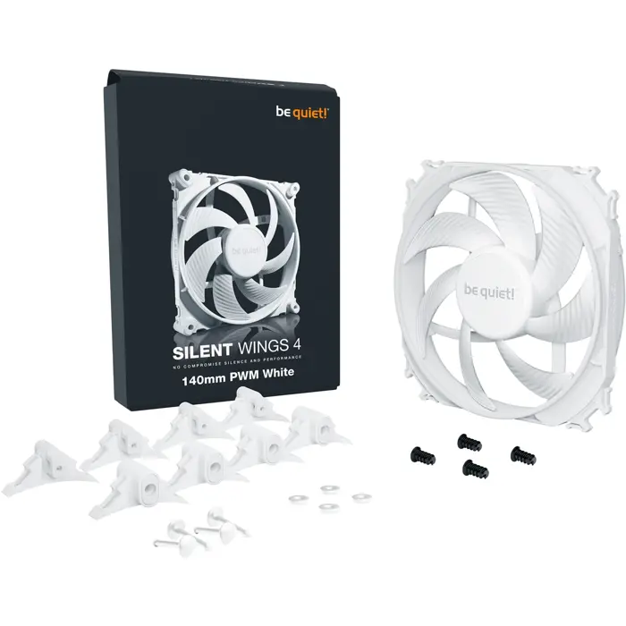 be quiet! Silent Wings 4 140mm PWM White, case fan (white)