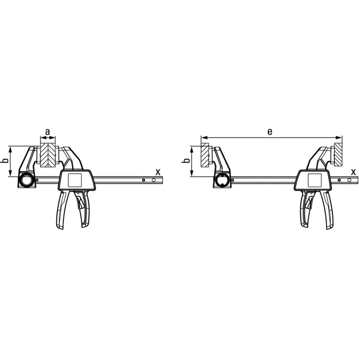 BESSEY one-hand clamp EZXL 600/90 - EZXL60-9
