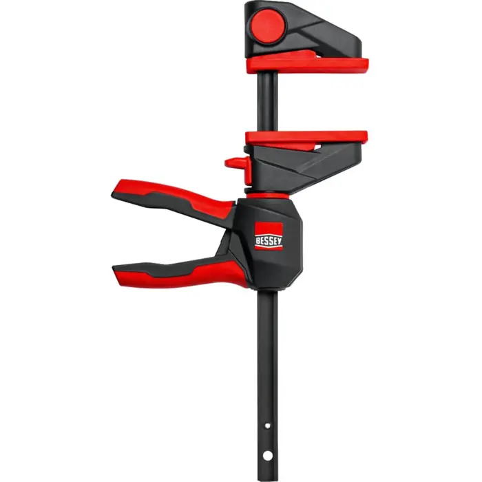 BESSEY One-Hand Clamp with Rotating Handle M, EZ360M-30 Black/Red, 300 / 60