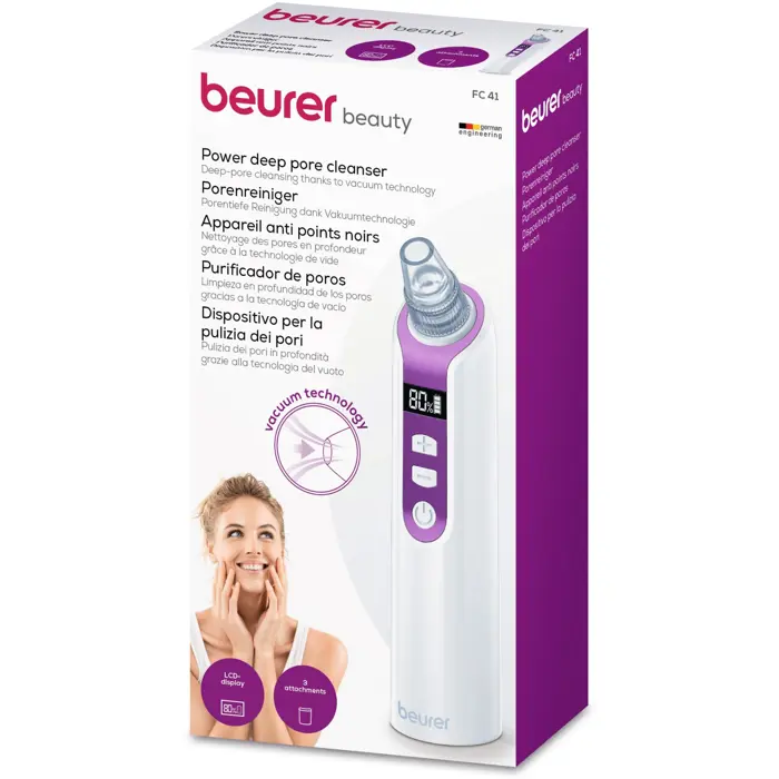 Beurer FC 41 pore cleaner (white/purple)