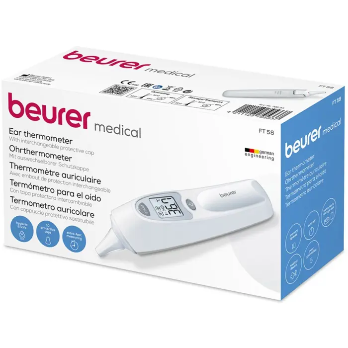 Beurer FT58 ear thermometer wit