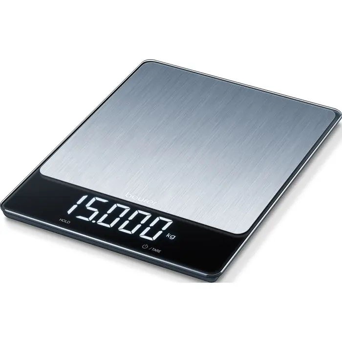 Beurer kitchen scale KS 34 XL stainless steel Comfort (stainless steel/black)