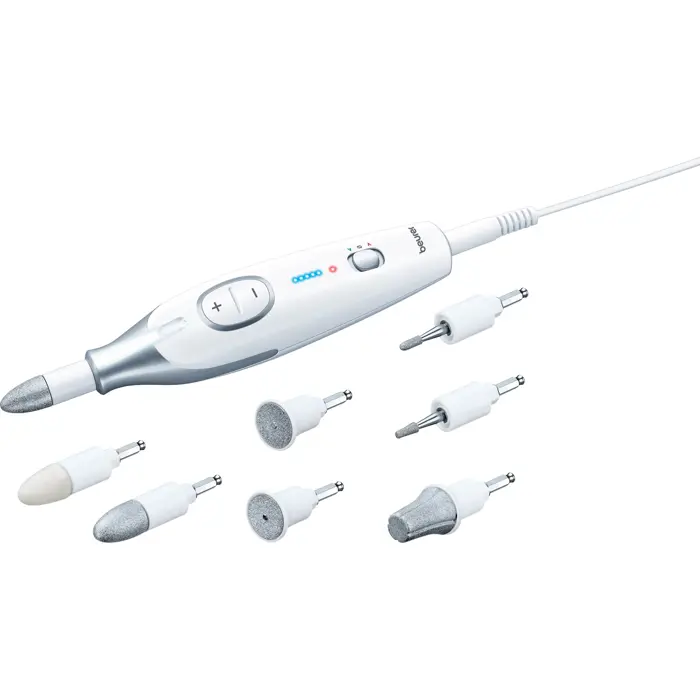 Beurer MP 42 manicure / pedicure set - nail care - white / silver