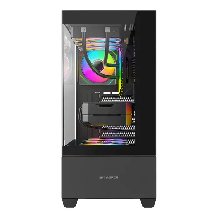 BIT FORCE Mid Tower ARGB Gaming PC kućište SPARK ARGB-TG3