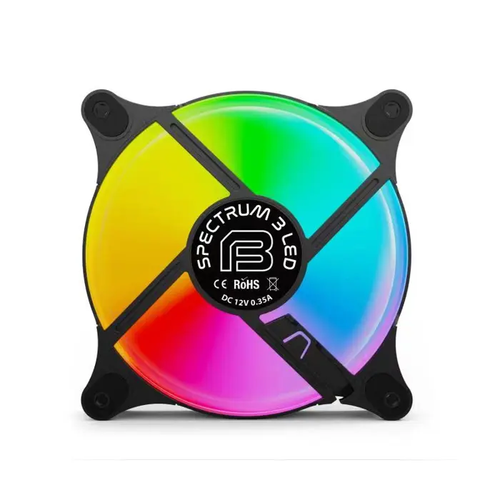 Bit Force SPECTRUM 3 LED PC hladnjak za kućište, šareni