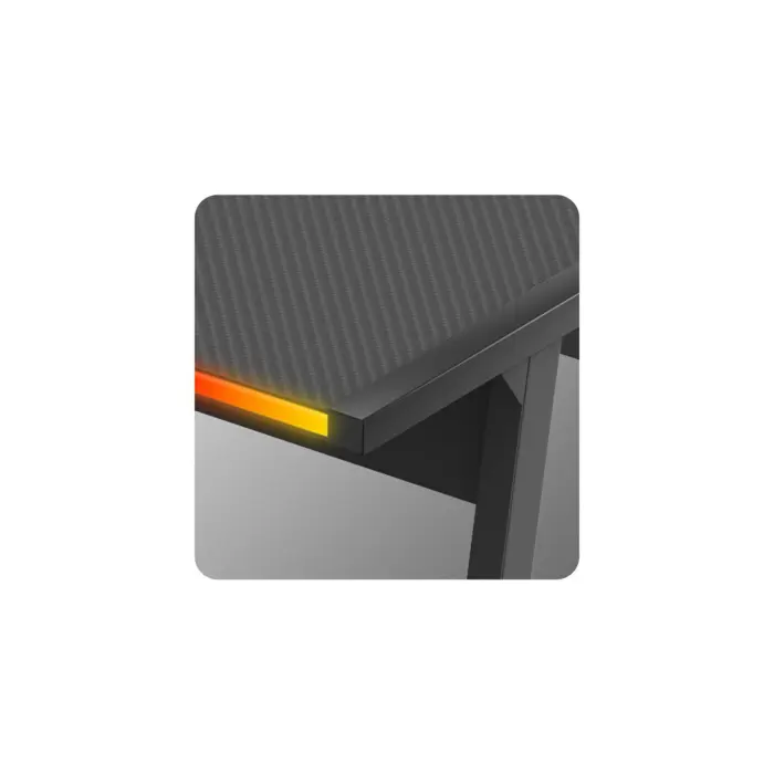 Biurko gamingowe Huzaro Hero 6.0 Black RGB