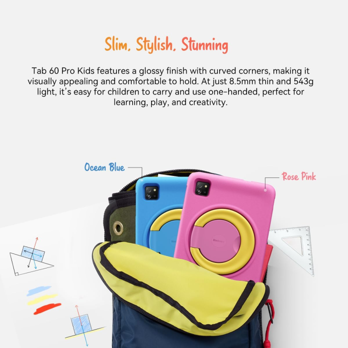 Blackview TAB60 Pro KIDS LTE 10,1 tablični računalnik 8GB+128GB, roza