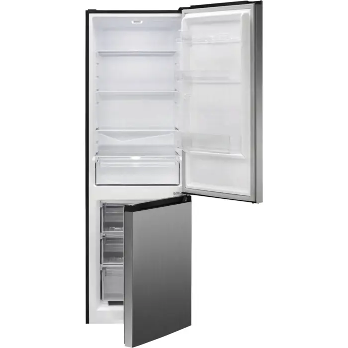 Bomann KG 7357, fridge/freezer combination (stainless steel)