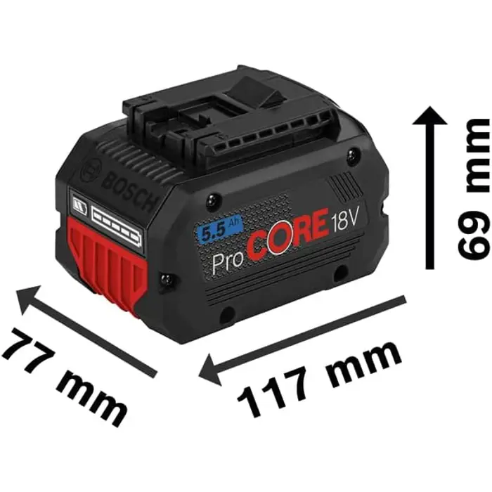 Bosch 4 X PROCORE18V 5.5AH PROFESSIONAL, battery (blue/black)