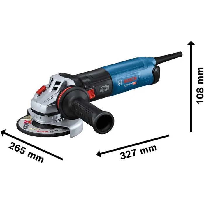 Bosch angle grinder GWS 17-125 S Professional (blue/black, 1,700 watts)