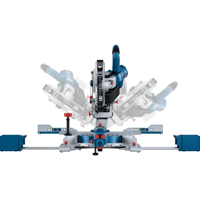 Bosch cordless chop and miter saw BITURBO GCM 18V-216 D Professional solo, chop and miter saw (blue, without battery and charger)