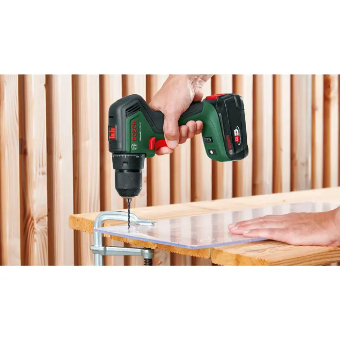 Bosch cordless drill UniversalDrill 18V-60 BARETOOL (green/black, without battery and charger, POWER FOR ALL ALLIANCE)