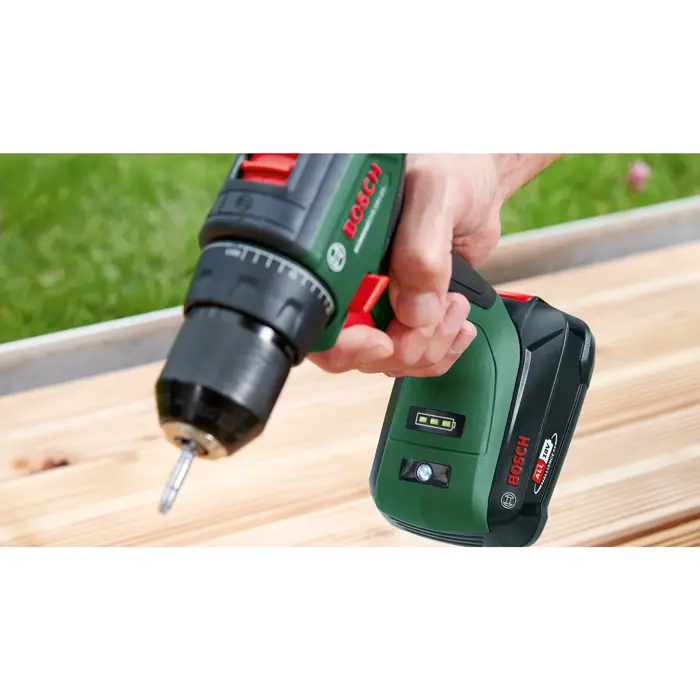 Bosch cordless drill UniversalDrill 18V-60 BARETOOL (green/black, without battery and charger, POWER FOR ALL ALLIANCE)