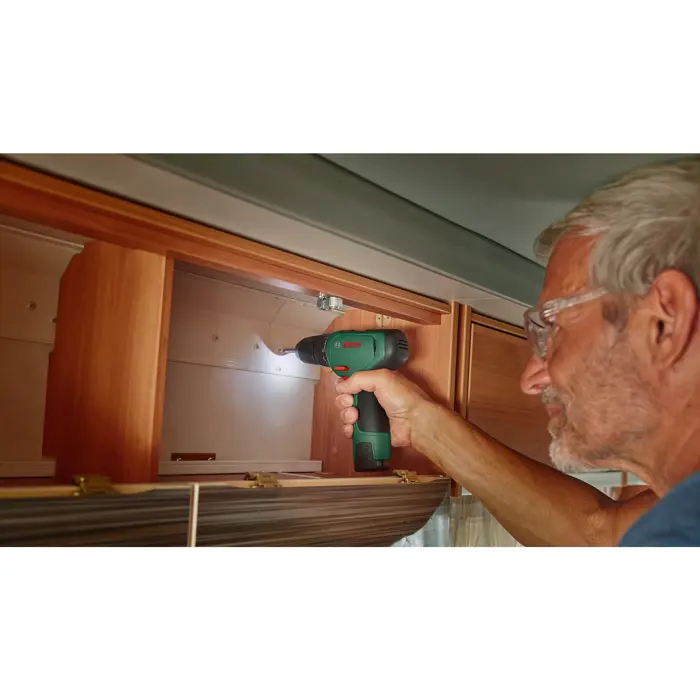 Bosch cordless drill/screwdriver EasyDrill 1200 (green/black, Li-ion battery 1.5Ah, case)