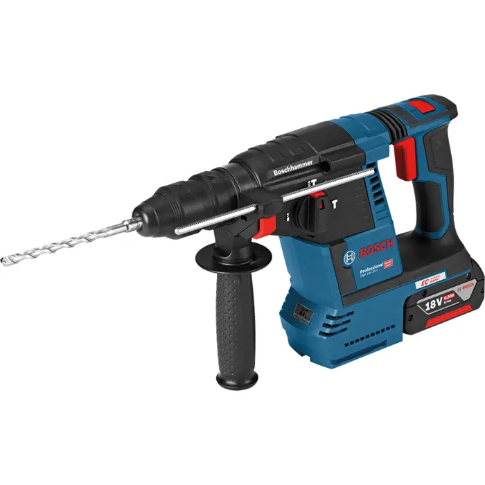 Bosch cordless hammer drill GBH 18V-26 F Professional (blue/black, 2x battery ProCORE18V 8.0Ah, L-BOXX)
