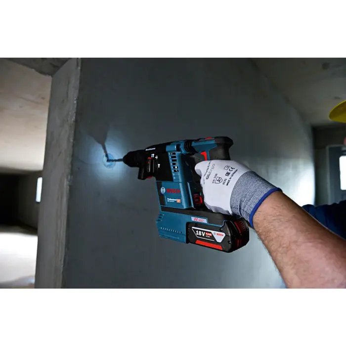 Bosch cordless hammer drill GBH 18V-26 F Professional (blue/black, 2x battery ProCORE18V 8.0Ah, L-BOXX)