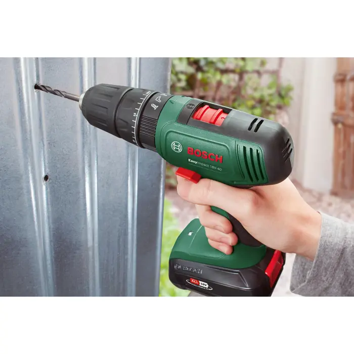 Bosch Cordless Impact Drill EasyImpact 18V-40 (green/black, without battery and charger)