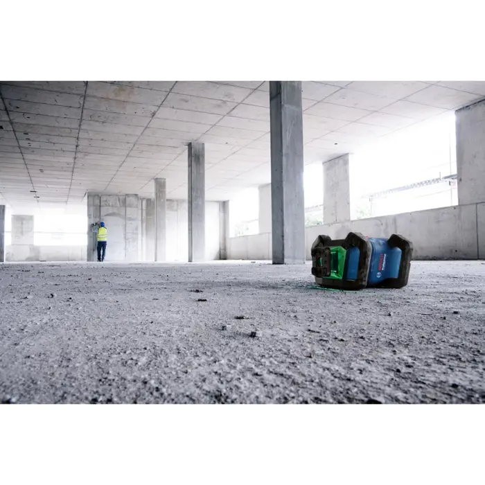 Bosch cordless rotating laser GRL 650 CVHG Professional, 18 volts (blue, without battery and charger, green laser line, in L-BOXX)