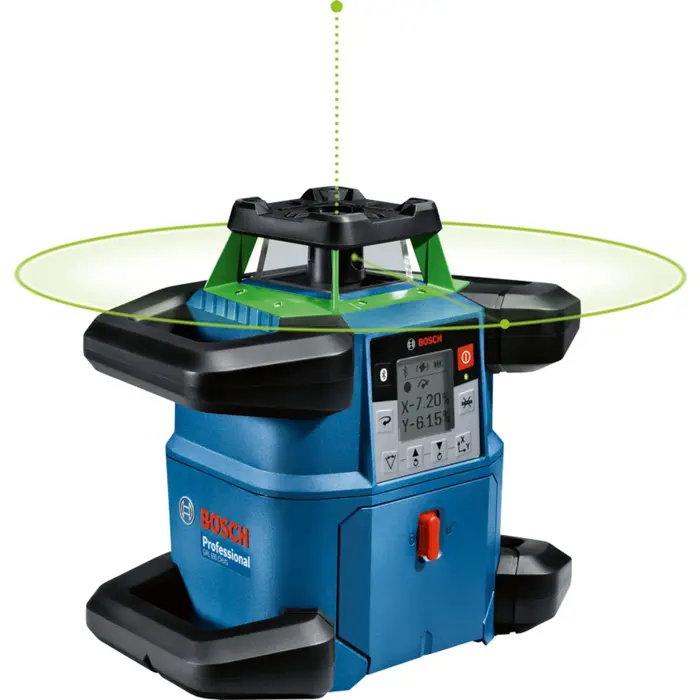 Bosch cordless rotating laser GRL 650 CVHG Professional, 18 volts (blue, without battery and charger, green laser line, in L-BOXX)