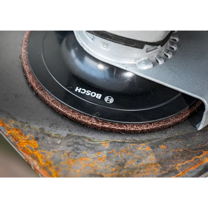 Bosch Expert fleece disc N880 Medium S, 125mm, sanding sheet (black, 5 pieces, for eccentric sanders)