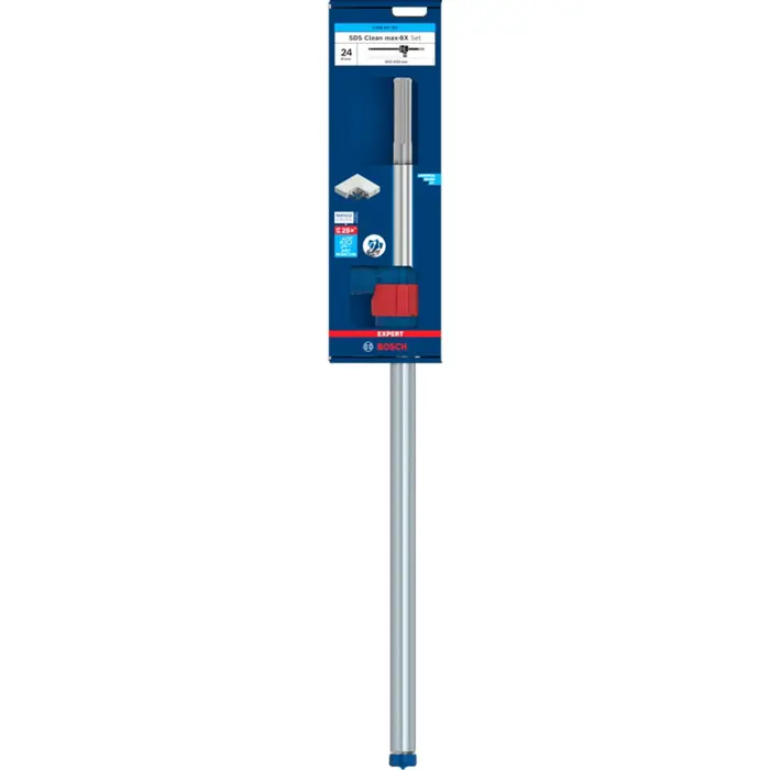 Bosch Expert hammer drill SDS Clean max-8X set, 24mm (working length 400mm, suction drill including suction connection)