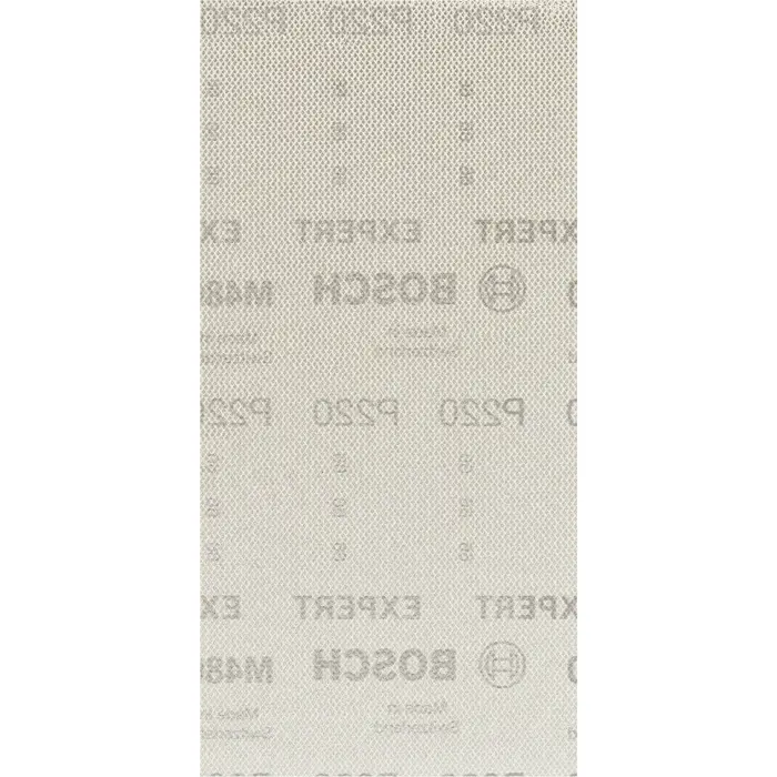 Bosch Expert M480 mesh structure sanding sheet 115 x 230mm, K220 (50 pieces, for orbital sanders)