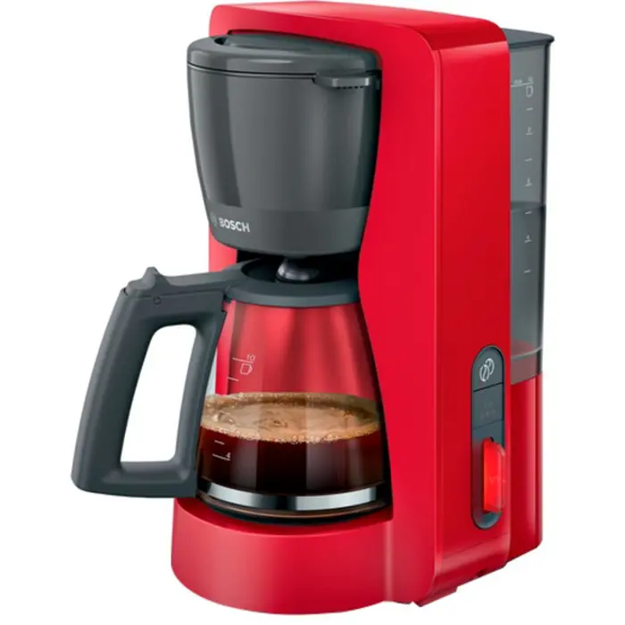 Bosch filter coffee machine MyMoment TKA3M134, filter machine (red)