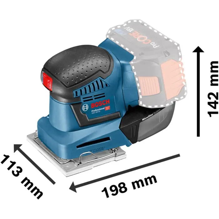 Bosch GSS 18V-10 solo - 06019D0200