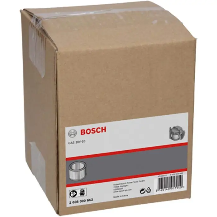 Bosch pleated filter (washable)