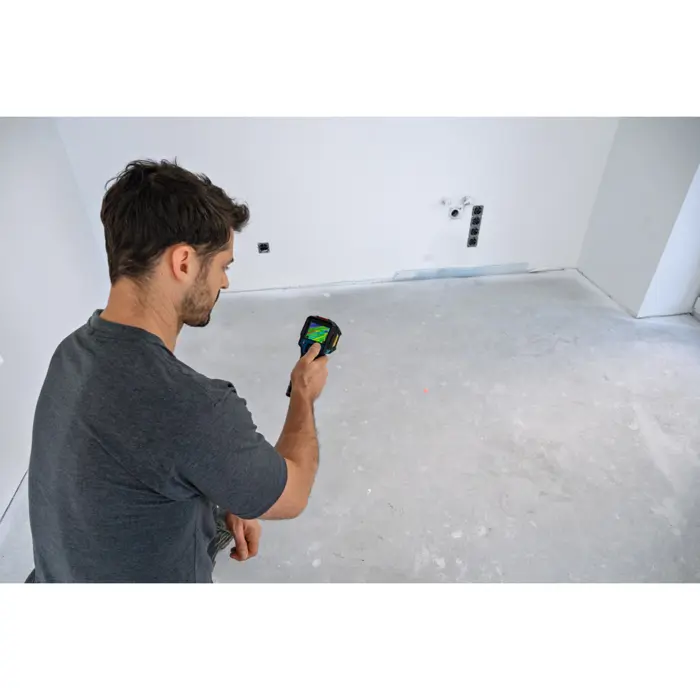 Bosch Powertools battery-powered thermal imaging camera GTC 12V-450-13 Professional (blue/black, Li-ion battery 2.0Ah, in L-BOXX)