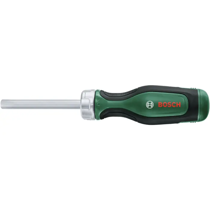 Bosch Powertools bit ratchet screwdriver with bit set, 13 pieces (green/black, torque up to 50 Nm)