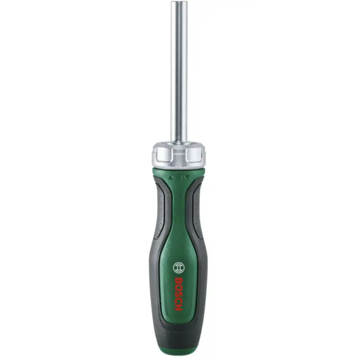 Bosch Powertools bit ratchet screwdriver with bit set, 19 pieces (green/black, torque up to 36 Nm)