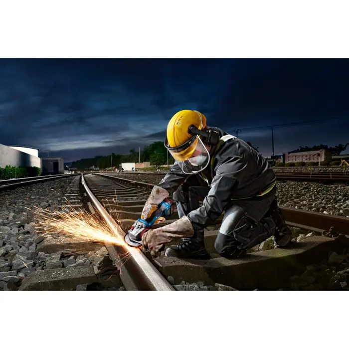 Bosch Powertools cordless angle grinder GWS 18V-11 Professional solo, 18Volt (blue, without battery and charger)
