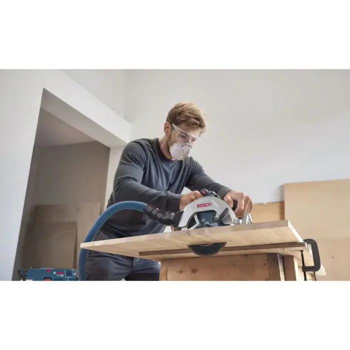 Bosch Powertools cordless circular saw GKS 18V-68-2 Professional solo, 18Volt (blue/black, without battery and charger, Ø 190mm)