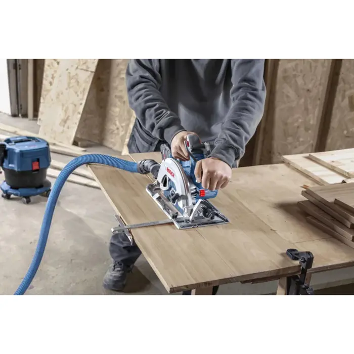 Bosch Powertools cordless circular saw GKS 18V-68-2 Professional solo, 18Volt (blue/black, without battery and charger, Ø 190mm)