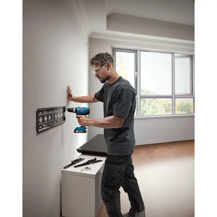 Bosch Powertools cordless impact drill GSB 18V-25 Professional solo, 18 volts (blue/black, without battery and charger, in L-BOXX)
