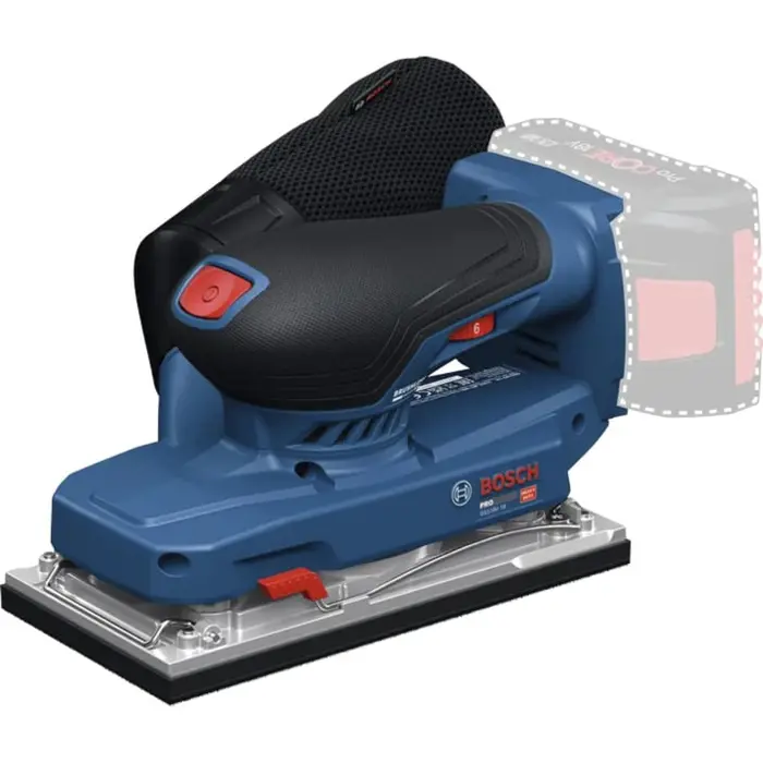 Bosch Powertools cordless orbital sander GSS 18V-18 Professional solo, 18Volt (blue/black, without battery and charger, in L-BOXX)