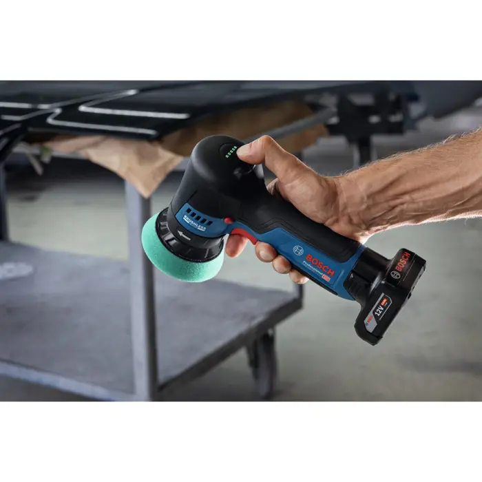 Bosch Powertools cordless polishing machine GPO 12V-77 Professional solo, 12Volt (blue/black, without battery and charger)