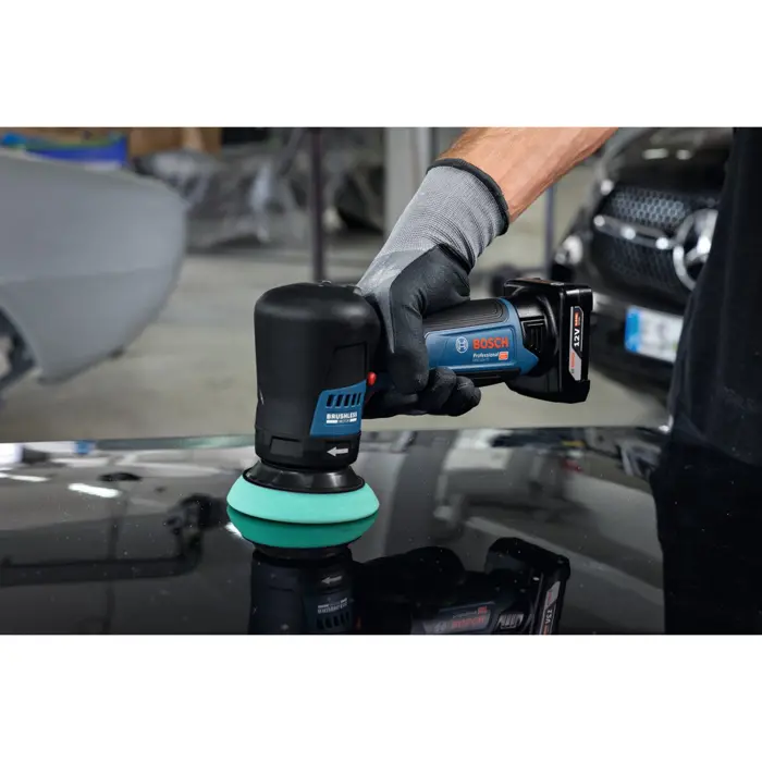 Bosch Powertools cordless polishing machine GPO 12V-77 Professional solo, 12Volt (blue/black, without battery and charger)